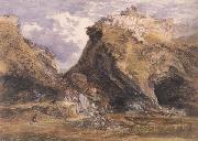 Samuel Palmer View at Tintagel oil